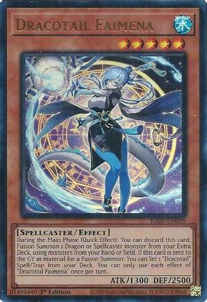 Image of Dracotail Faimena (Ultra Rare) (RA05-EN035) - Rarity Collection 5 1st Edition