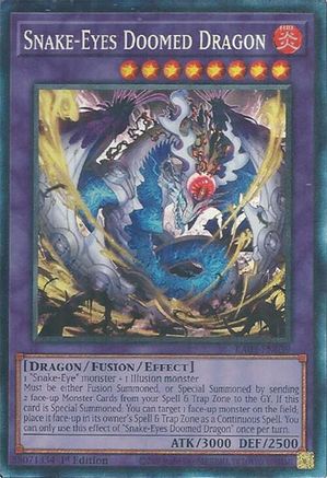 Image of Snake-Eyes Doomed Dragon (Collector's Rare) (RA05-EN039) - Rarity Collection 5 1st Edition