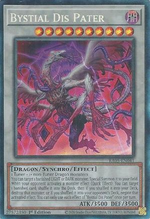 Image of Bystial Dis Pater (Collector's Rare) (RA05-EN041) - Rarity Collection 5 1st Edition