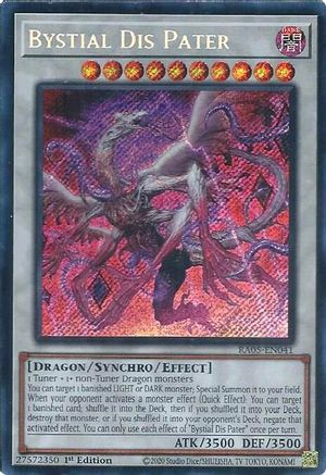 Image of Bystial Dis Pater (Secret Rare) (RA05-EN041) - Rarity Collection 5 1st Edition