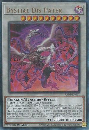 Image of Bystial Dis Pater (Ultimate Rare) (RA05-EN041) - Rarity Collection 5 1st Edition