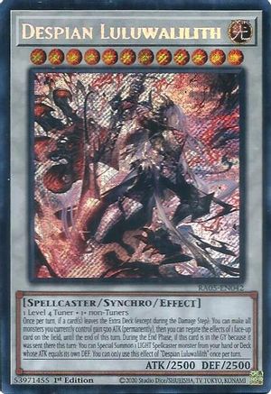 Image of Despian Luluwalilith (Secret Rare) (RA05-EN042) - Rarity Collection 5 1st Edition