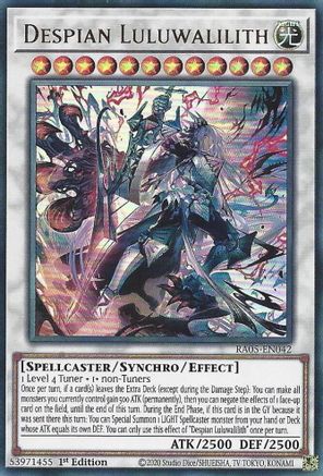 Image of Despian Luluwalilith (RA05-EN042) - Rarity Collection 5 1st Edition