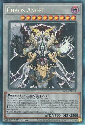 Image of Chaos Angel (Collector's Rare) (RA05-EN043) - Rarity Collection 5 1st Edition