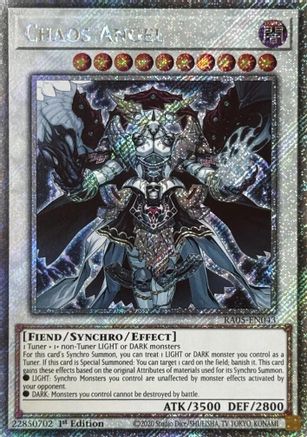 Image of Chaos Angel (Platinum Secret Rare) (RA05-EN043) - Rarity Collection 5 1st Edition