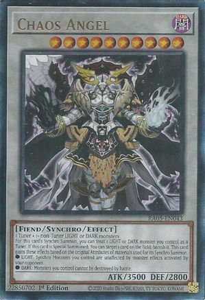 Image of Chaos Angel (Ultimate Rare) (RA05-EN043) - Rarity Collection 5 1st Edition