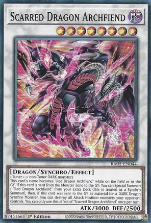 Image of Scarred Dragon Archfiend (RA05-EN044) - Rarity Collection 5 1st Edition
