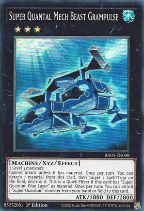 Image of Super Quantal Mech Beast Grampulse (RA05-EN048) - Rarity Collection 5 1st Edition