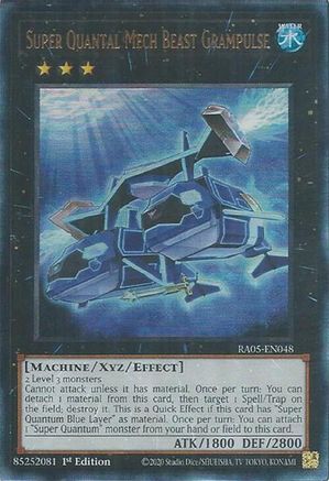 Image of Super Quantal Mech Beast Grampulse (Ultimate Rare) (RA05-EN048) - Rarity Collection 5 1st Edition