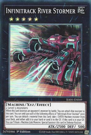 Image of Infinitrack River Stormer (RA05-EN049) - Rarity Collection 5 1st Edition