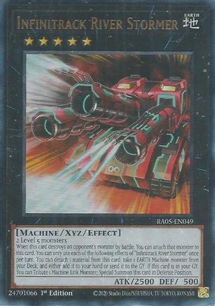 Image of Infinitrack River Stormer (Ultimate Rare) (RA05-EN049) - Rarity Collection 5 1st Edition