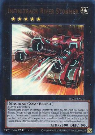 Image of Infinitrack River Stormer (Ultra Rare) (RA05-EN049) - Rarity Collection 5 1st Edition