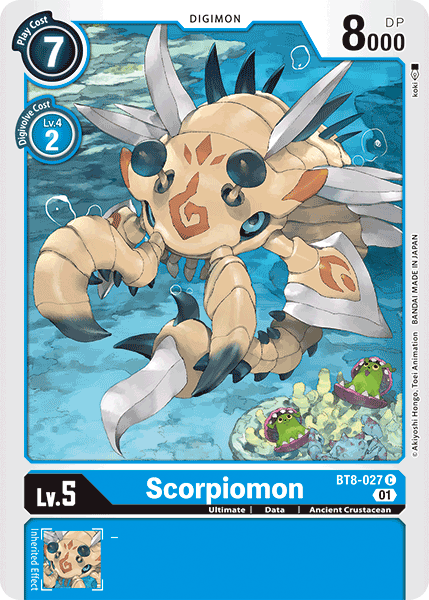 Image of Scorpiomon [BT8-027] [New Awakening]