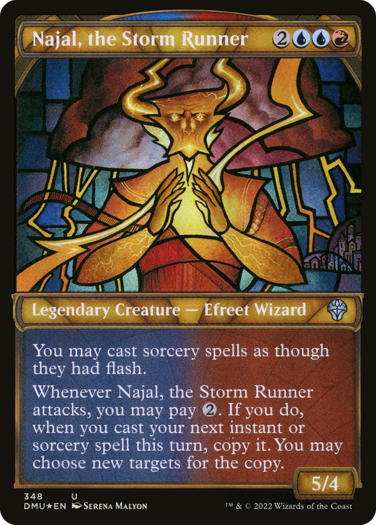 Image of Najal, the Storm Runner (Showcase Textured) [Dominaria United]