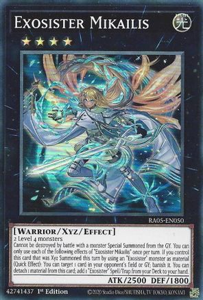 Image of Exosister Mikailis (RA05-EN050) - Rarity Collection 5 1st Edition