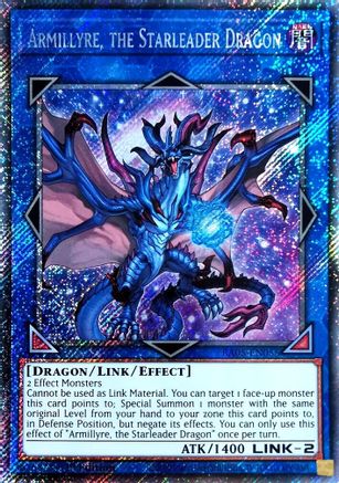 Image of Armillyre, the Starleader Dragon (Platinum Secret Rare) (RA05-EN055) - Rarity Collection 5 1st Edition
