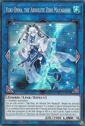 Image of Yuki-Onna, the Absolute Zero Mayakashi (RA05-EN057) - Rarity Collection 5 1st Edition