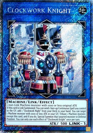 Image of Clockwork Knight (Platinum Secret Rare) (RA05-EN058) - Rarity Collection 5 1st Edition