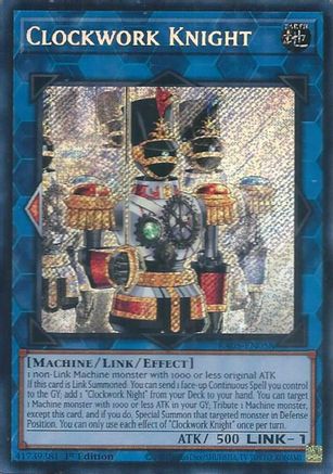 Image of Clockwork Knight (Secret Rare) (RA05-EN058) - Rarity Collection 5 1st Edition
