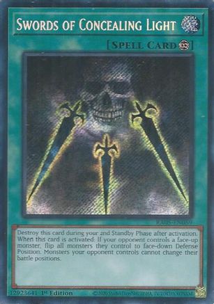 Image of Swords of Concealing Light (Secret Rare) (RA05-EN059) - Rarity Collection 5 1st Edition