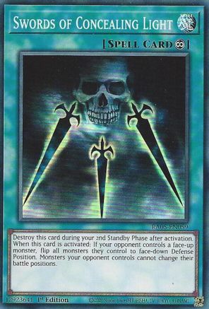 Image of Swords of Concealing Light (RA05-EN059) - Rarity Collection 5 1st Edition
