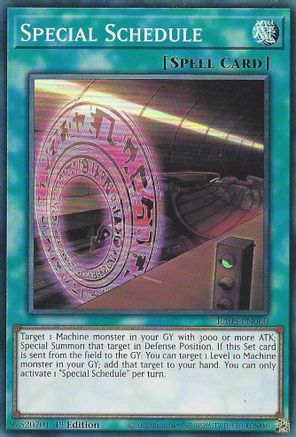 Image of Special Schedule (RA05-EN060) - Rarity Collection 5 1st Edition
