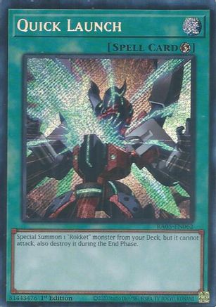 Image of Quick Launch (Secret Rare) (RA05-EN062) - Rarity Collection 5 1st Edition