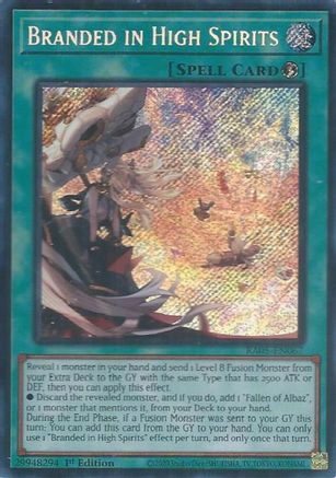Image of Branded in High Spirits (Secret Rare) (RA05-EN067) - Rarity Collection 5 1st Edition