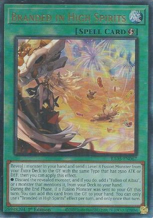 Image of Branded in High Spirits (Ultimate Rare) (RA05-EN067) - Rarity Collection 5 1st Edition
