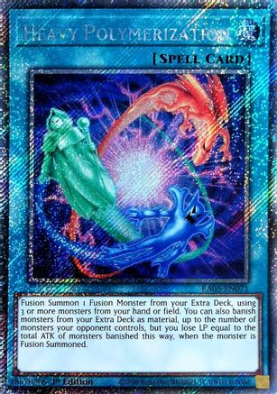 Image of Heavy Polymerization (Platinum Secret Rare) (RA05-EN071) - Rarity Collection 5 1st Edition
