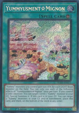 Image of YummyusmentAcroquey (Secret Rare) (RA05-EN073) - Rarity Collection 5 1st Edition