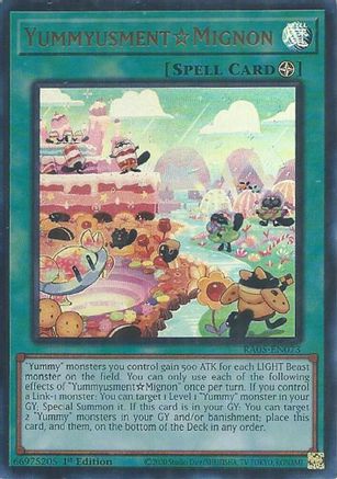 Image of YummyusmentAcroquey (Ultra Rare) (RA05-EN073) - Rarity Collection 5 1st Edition