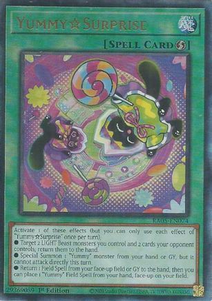 Image of YummySurprise (Ultimate Rare) (RA05-EN074) - Rarity Collection 5 1st Edition