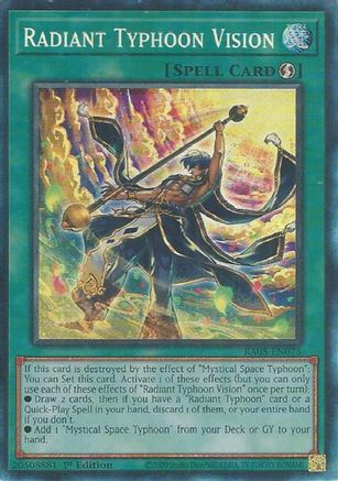 Image of Radiant Typhoon Vision (Collector's Rare) (RA05-EN075) - Rarity Collection 5 1st Edition