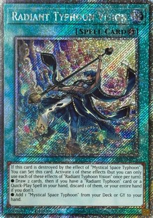 Image of Radiant Typhoon Vision (Platinum Secret Rare) (RA05-EN075) - Rarity Collection 5 1st Edition