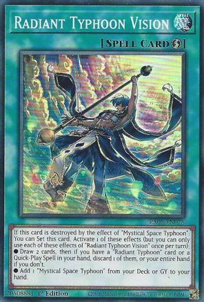 Image of Radiant Typhoon Vision (RA05-EN075) - Rarity Collection 5 1st Edition