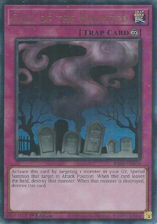 Image of Call of the Haunted (Ultimate Rare) (RA05-EN076) - Rarity Collection 5 1st Edition