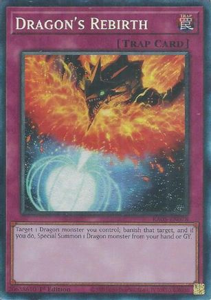 Image of Dragon's Rebirth (Collector's Rare) (RA05-EN078) - Rarity Collection 5 1st Edition
