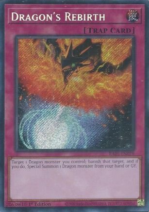Image of Dragon's Rebirth (Secret Rare) (RA05-EN078) - Rarity Collection 5 1st Edition