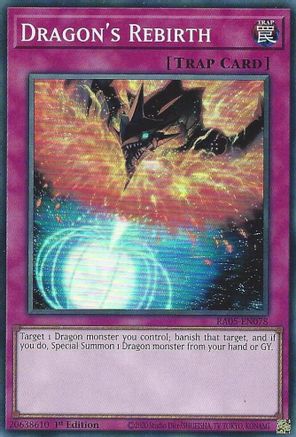 Image of Dragon's Rebirth (RA05-EN078) - Rarity Collection 5 1st Edition