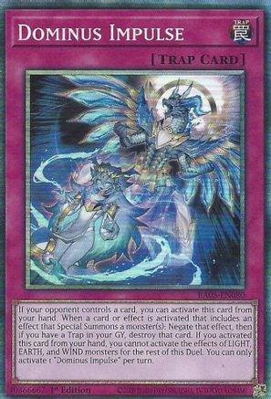 Image of Dominus Impulse (Collector's Rare) (RA05-EN080) - Rarity Collection 5 1st Edition