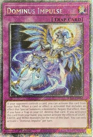 Image of Dominus Impulse (Platinum Secret Rare) (RA05-EN080) - Rarity Collection 5 1st Edition