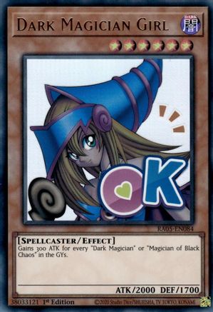 Image of Dark Magician Girl (RA05-EN084) - Rarity Collection 5 1st Edition