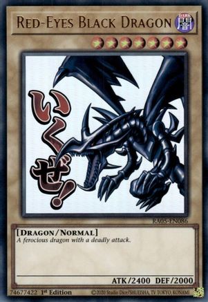 Image of Red-Eyes Black Dragon (RA05-EN086) - Rarity Collection 5 1st Edition