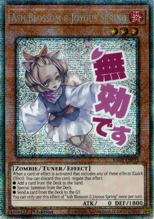 Image of Ash Blossom & Joyous Spring (Starlight Rare) (RA05-EN091) - Rarity Collection 5 1st Edition