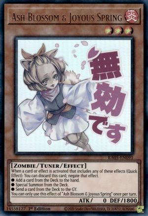 Image of Ash Blossom & Joyous Spring (RA05-EN091) - Rarity Collection 5 1st Edition