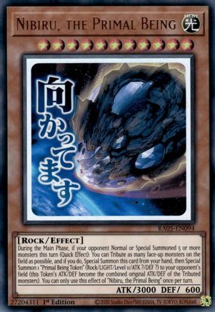 Image of Nibiru, the Primal Being (RA05-EN094) - Rarity Collection 5 1st Edition