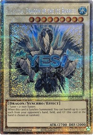 Image of Trishula, Dragon of the Ice Barrier (Starlight Rare) (RA05-EN101) - Rarity Collection 5 1st Edition
