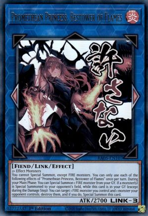 Image of Promethean Princess, Bestower of Flames (RA05-EN107) - Rarity Collection 5 1st Edition