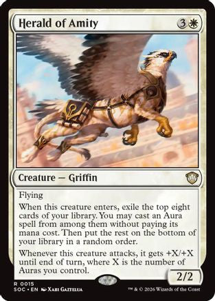 Image of Herald of Amity (SOC-015) - Commander: Secrets of Strixhaven